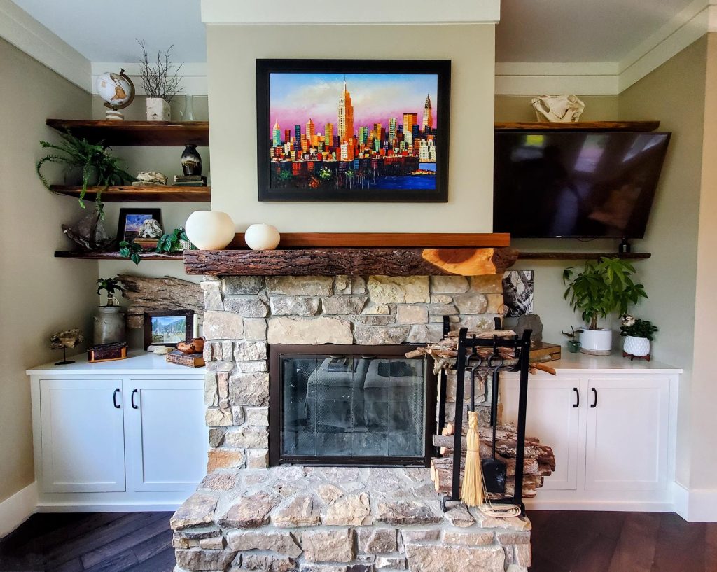 stone firplace ideas