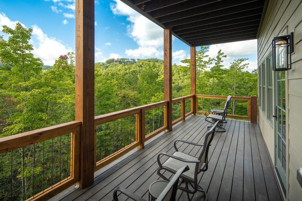 mountain home view